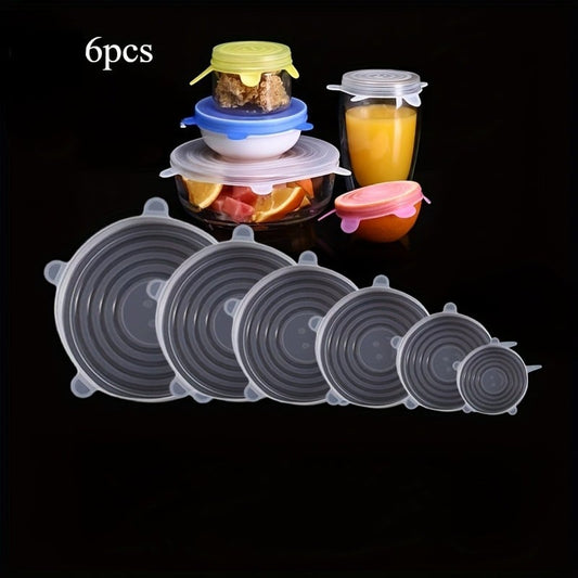 Silicone Cover Stretch Lids Reusable Airtight Food Wrap Covers