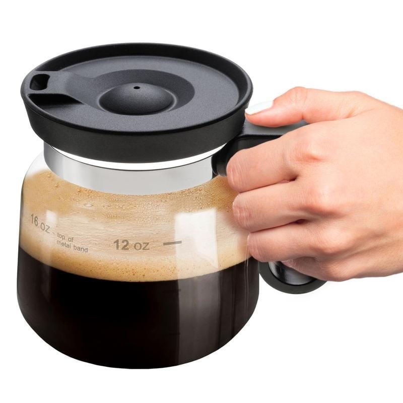 ππβ 16 Oz Glass Coffee Mug β Coffee Pot Style