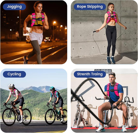 Weighted Vest with Two Adjustment Straps Men Women