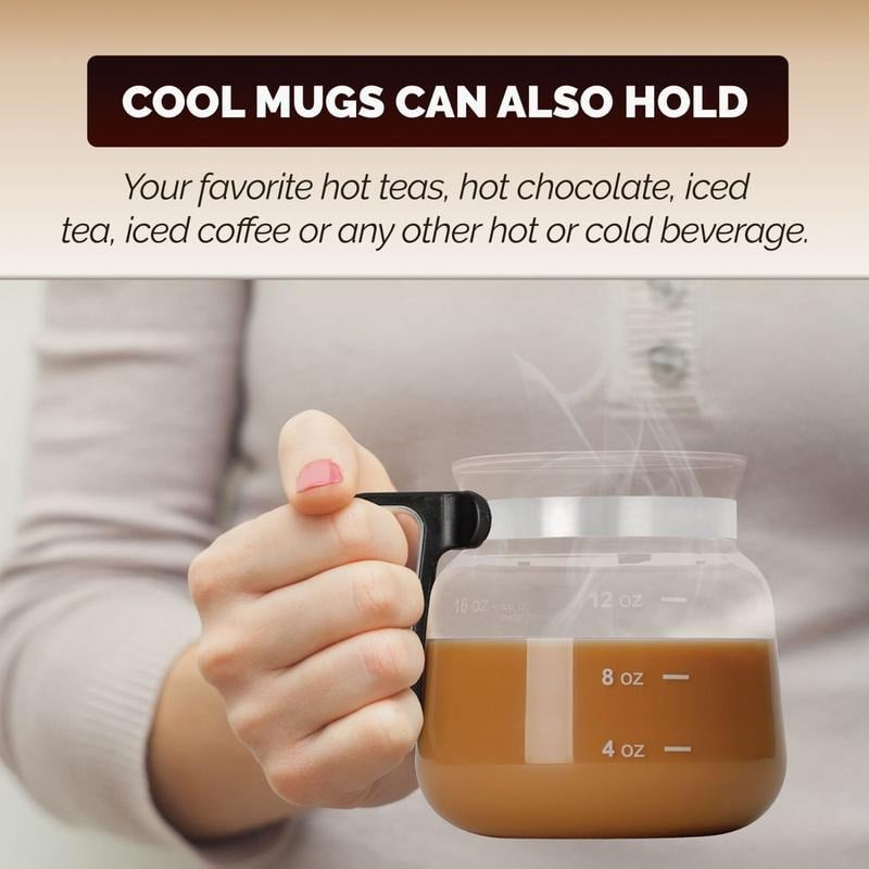 ππβ 16 Oz Glass Coffee Mug β Coffee Pot Style