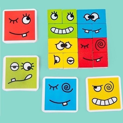 Puzzle Building Cubes