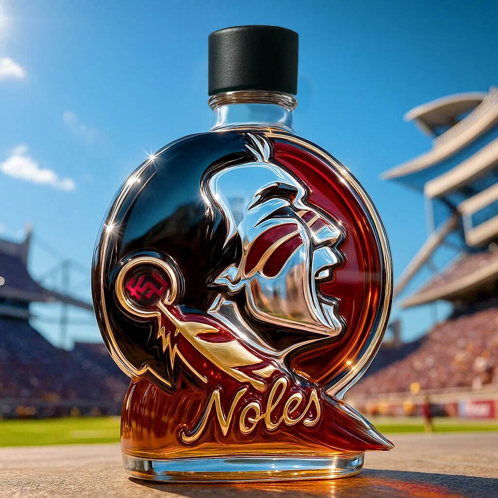 🏈✨Florida State Sem Whiskey Bottle