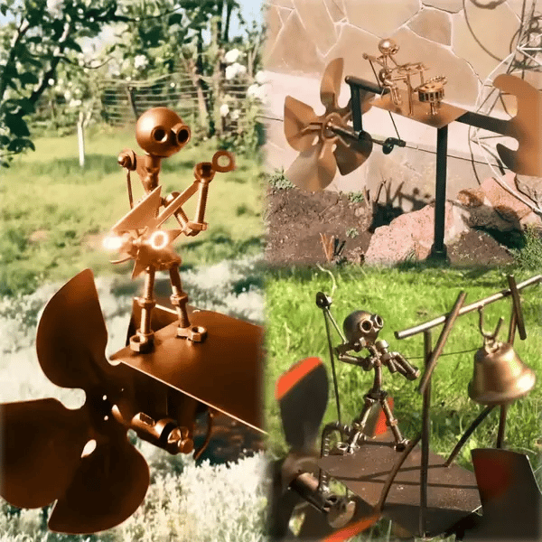 🔥Last Day: 49% OFF🔥 Handmade Metal Rock Band Windmill