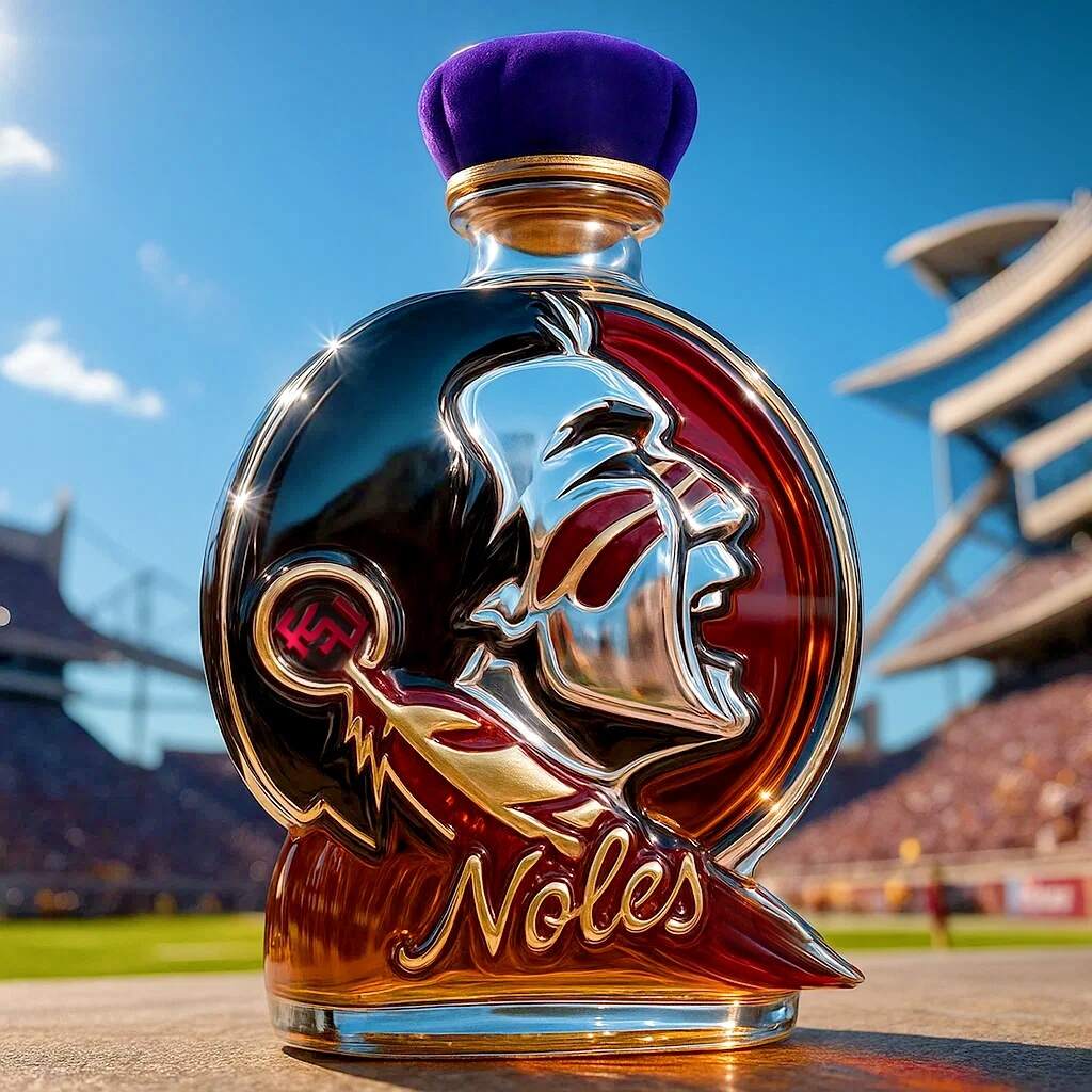 🏈✨Florida State Sem Whiskey Bottle