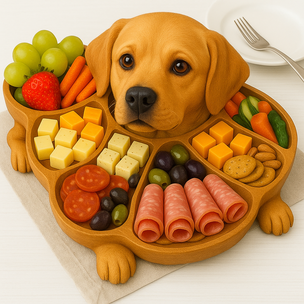 😍🐶Super cute dog shaped deli dinner plate
