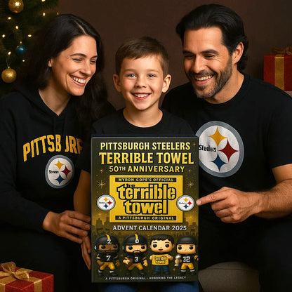 ⏰Last Day Promotion 49% OFF -🏈The PS Team Terrible Towel 50th Anniversary Advent Calendar 2025