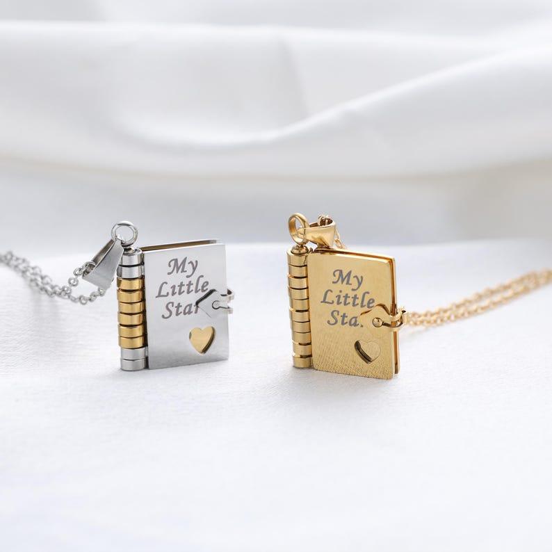 🏆Flash Sale⚡ 50K+ SOLD! ❤️‍🔥✨My Little Star Book Necklace for Daughter / Son