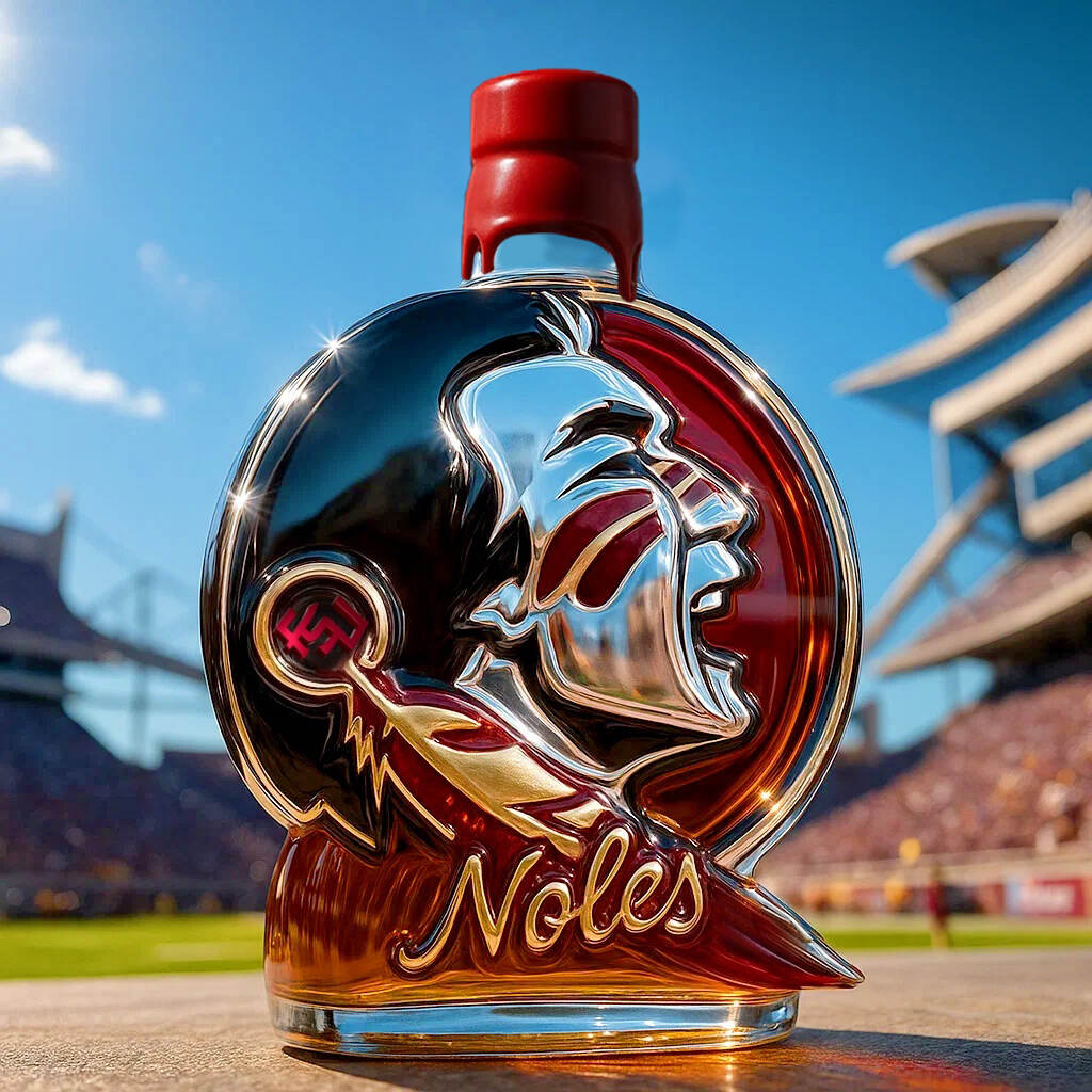 🏈✨Florida State Sem Whiskey Bottle