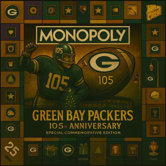 ⏰Last Day Promotion 49% OFF -Monopoly Special Edition-Green Bay Team 105th Anniversary Advent Calendar 2025 🏈💚💛