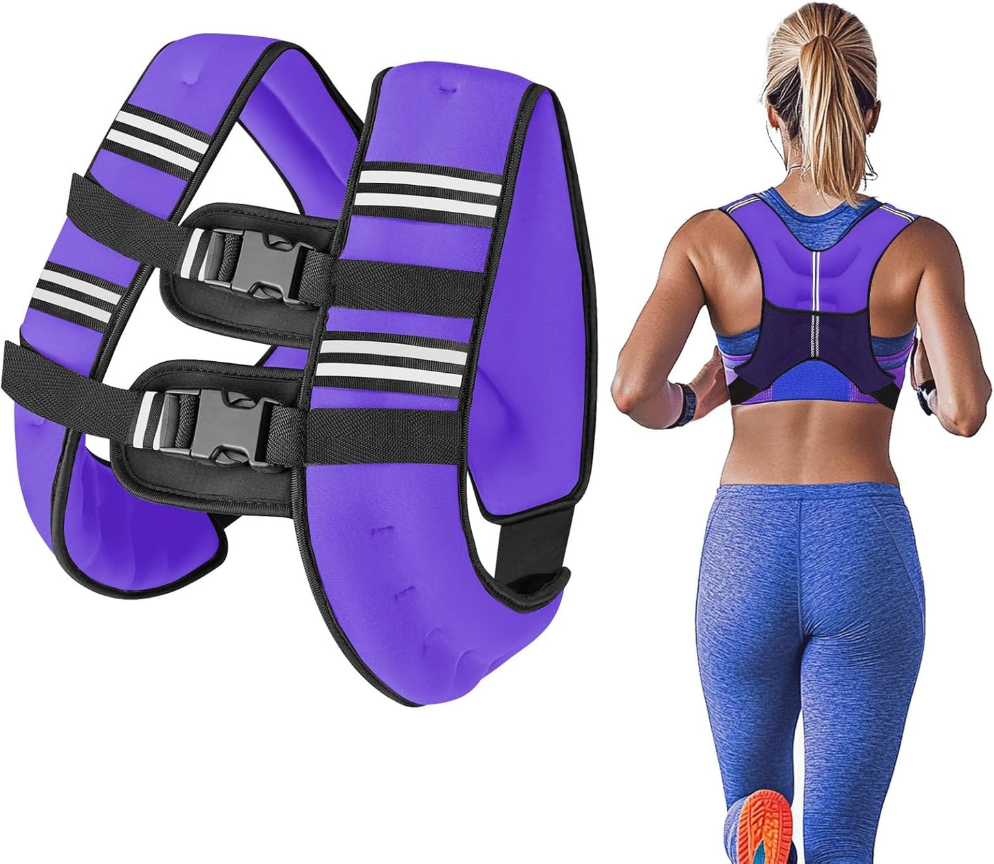 Weighted Vest with Two Adjustment Straps Men Women