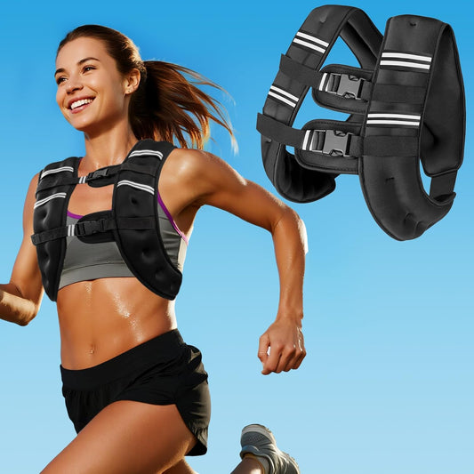 Weighted Vest with Two Adjustment Straps Men Women