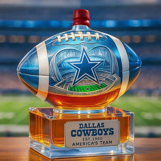 ⏰Last Day Promotion 49% OFF -🏈 America’s Team, Dallas Team Poured in Glory Whiskey Bottle