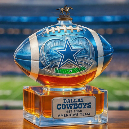 ⏰Last Day Promotion 49% OFF -🏈 America’s Team, Dallas Team Poured in Glory Whiskey Bottle