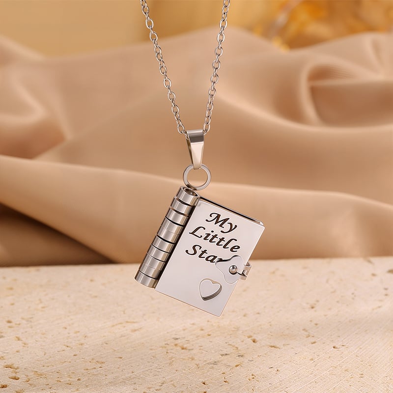 🏆Flash Sale⚡ 50K+ SOLD! ❤️‍🔥✨My Little Star Book Necklace for Daughter / Son