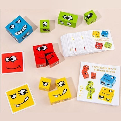 Puzzle Building Cubes