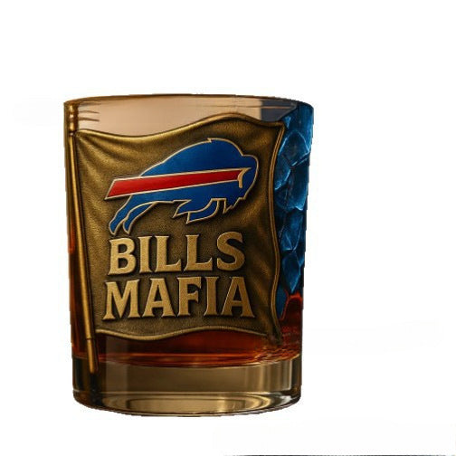 ⏰Last Day Promotion 49% OFF - 🔥Buffalo Bills Commemorative Whiskey Glass💥
