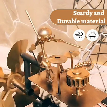 🔥Last Day: 49% OFF🔥 Handmade Metal Rock Band Windmill