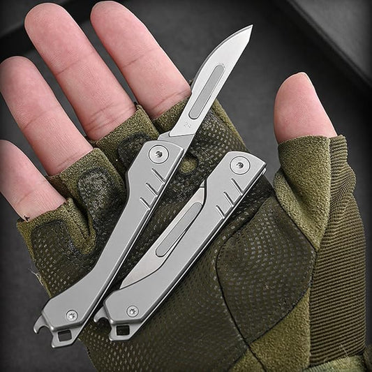 ⏰Last Day Promotion 49% OFF - 🏆Folding Scalpel Knife with 10pcs Replaceable Blades