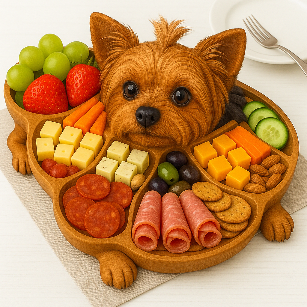 😍🐶Super cute dog shaped deli dinner plate