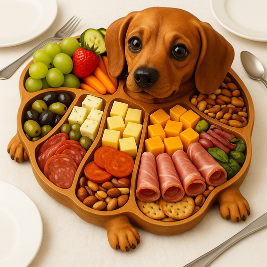 😍🐶Super cute dog shaped deli dinner plate